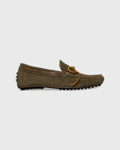 Driving Moccasin in Sage Suede