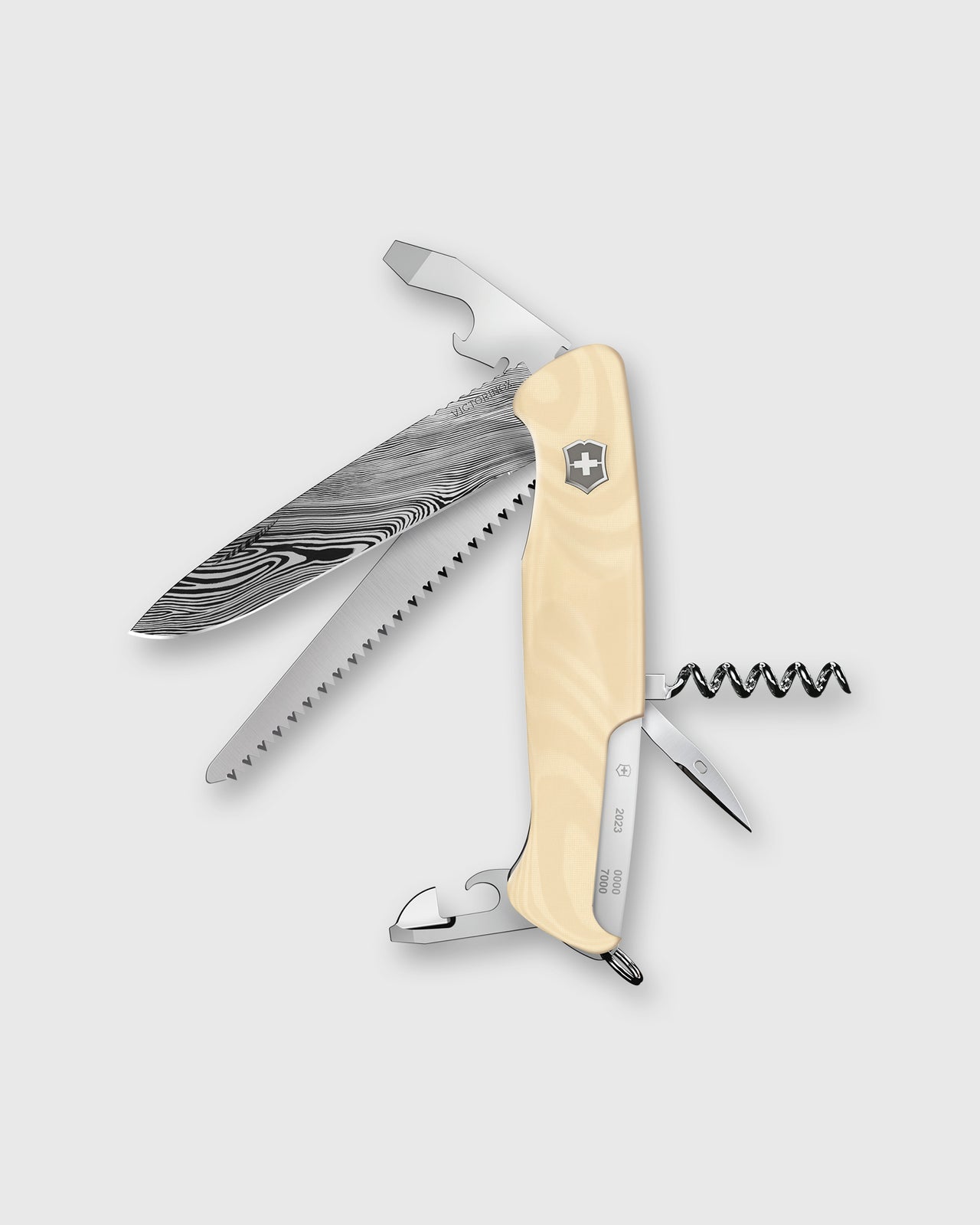 Limited Edition Swiss Army Collector’s Knife in Ranger 55 Mic Damast