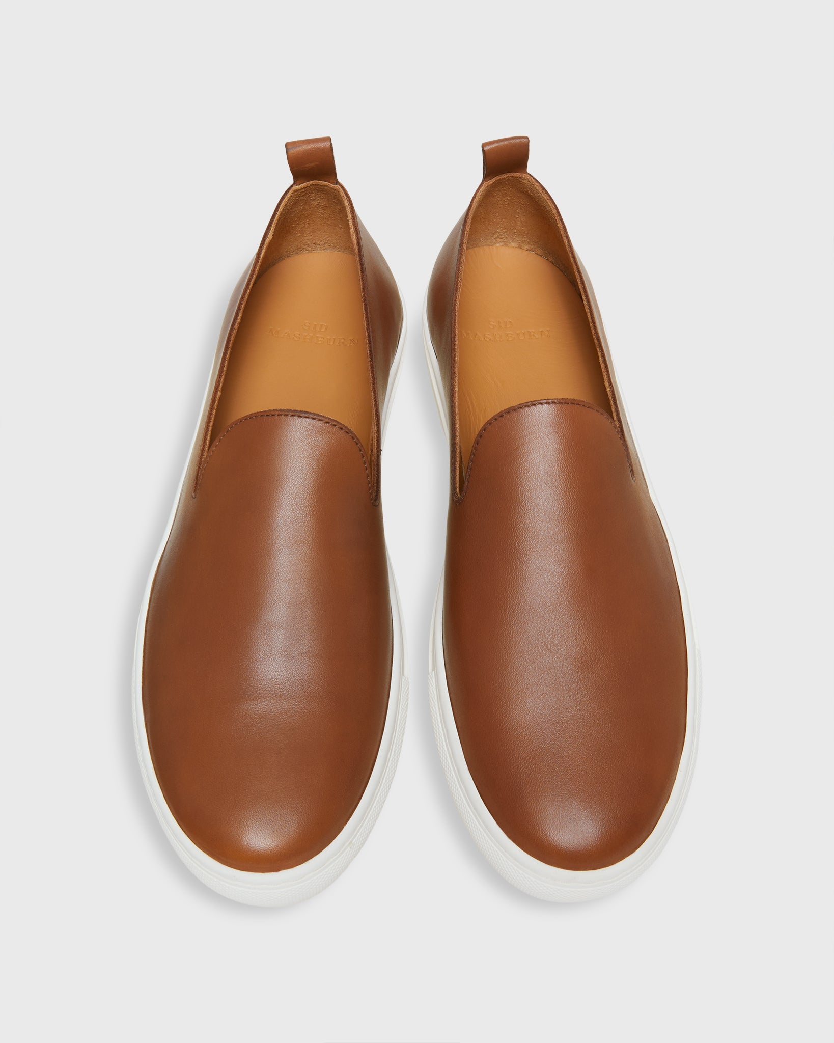 Slip-On Sneaker in Saddle Leather