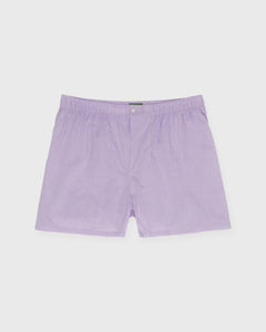 Button-Front Boxer Short in Lavender End-On-End