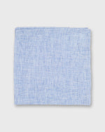 Load image into Gallery viewer, Cotton Pocket Square in Blue Chambray
