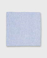 Load image into Gallery viewer, Cotton Pocket Square in Blue Chambray
