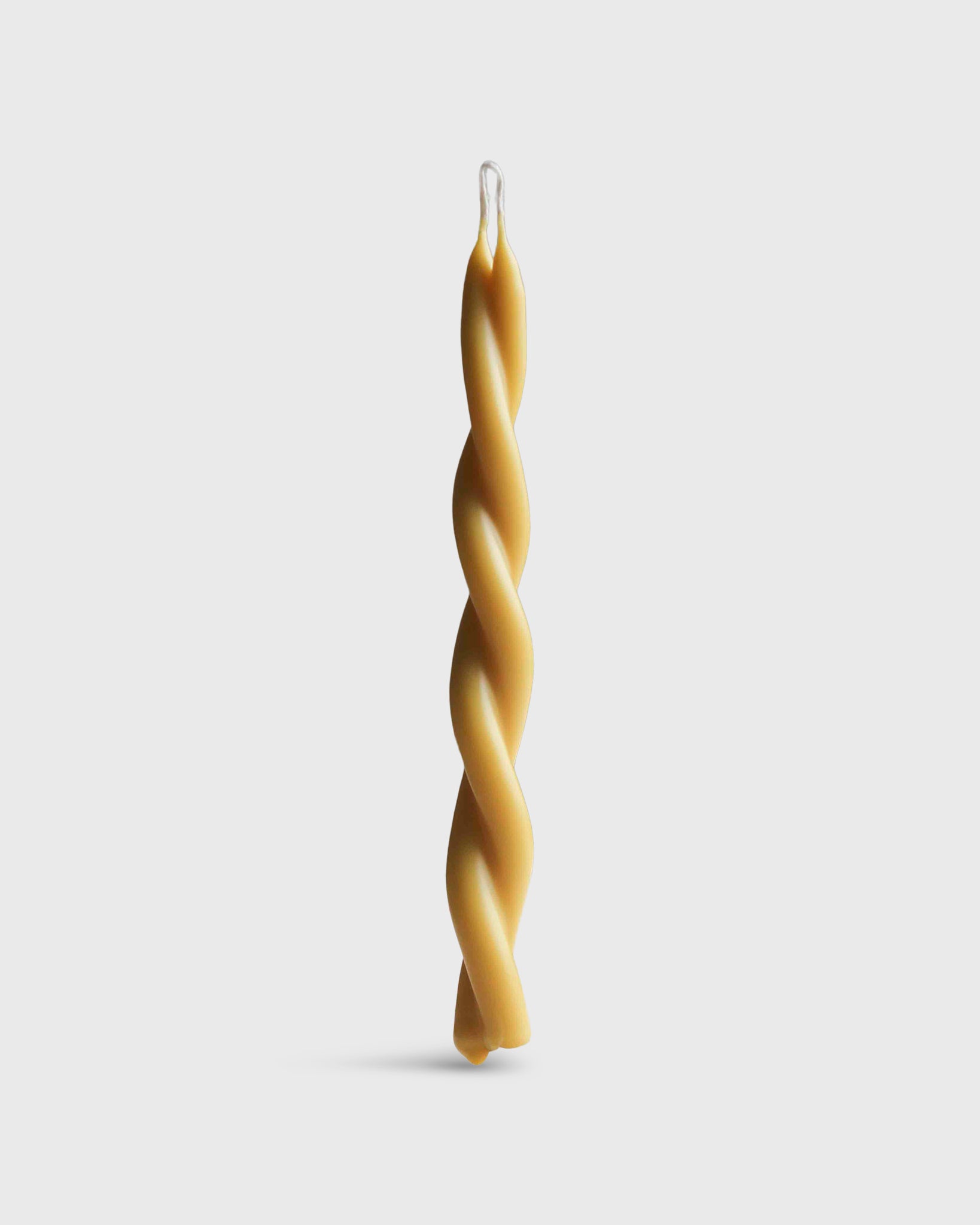 Twisted Candle in Goldenrod