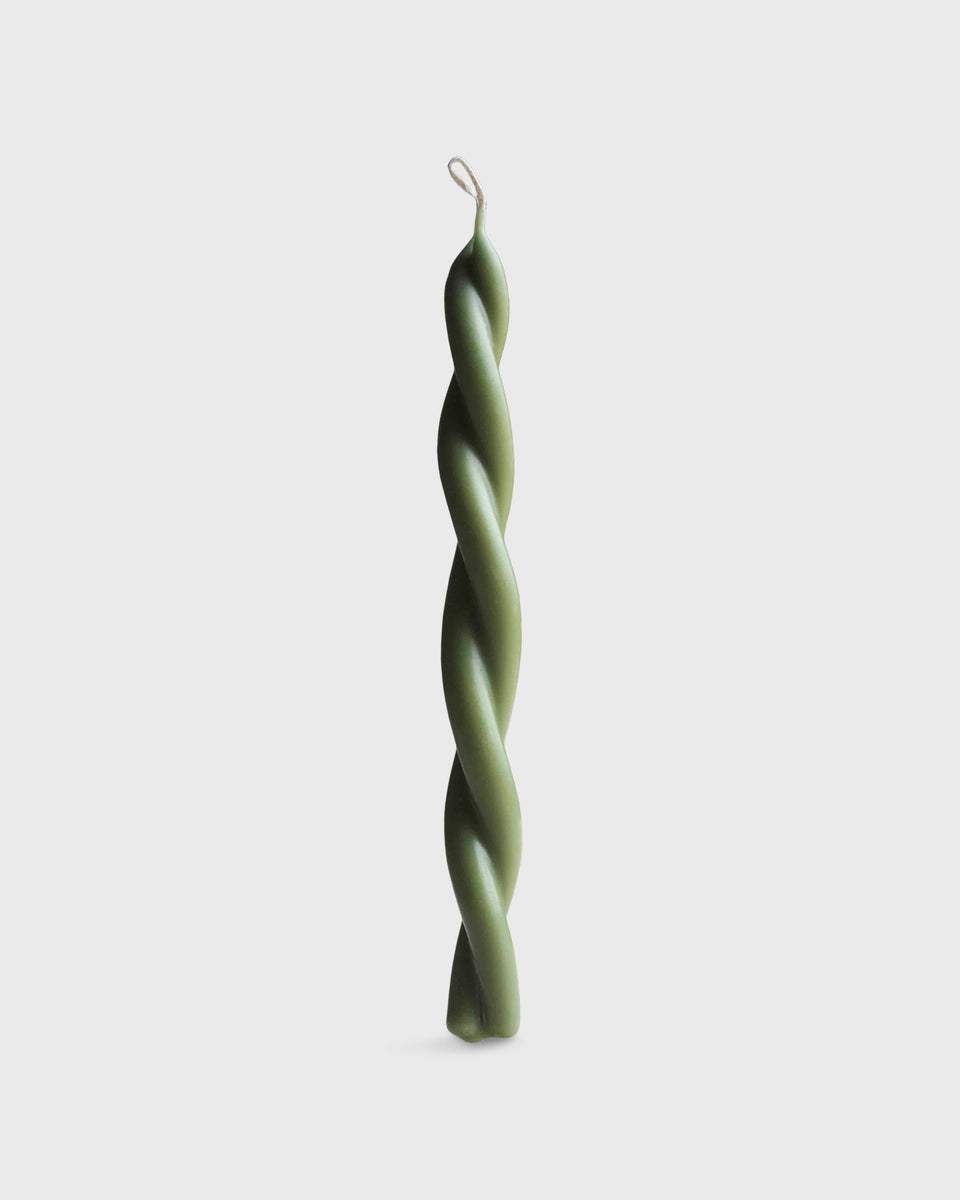 Twisted Candle in Nettle | Shop Mashburn