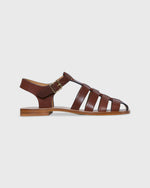 Load image into Gallery viewer, Fisherman Sandal in Brown Leather
