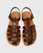 Load image into Gallery viewer, Fisherman Sandal in Brown Leather
