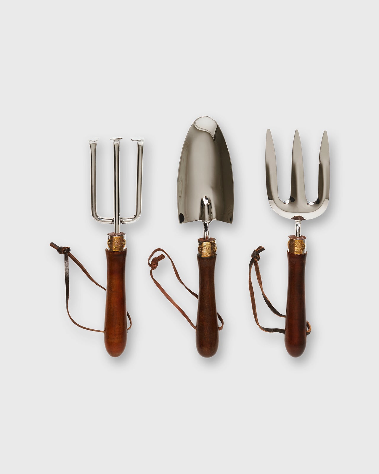 Garden Tools (Set of 3) in Stainless Steel/Mango Wood