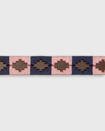 Load image into Gallery viewer, 1 1/8&quot; Polo Belt in Pink/Navy Chocolate Leather
