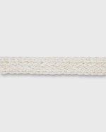 Load image into Gallery viewer, 1&quot; Woven Double O-Ring Belt in Bone Cotton
