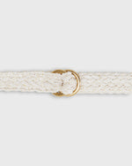 Load image into Gallery viewer, 1&quot; Woven Double O-Ring Belt in Bone Cotton
