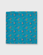 Load image into Gallery viewer, Anyway Scarf in Blue Multi Floribunda Meadow Liberty Fabric
