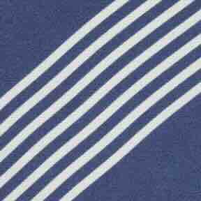 Silk Print Tie in Blue/White Stripe