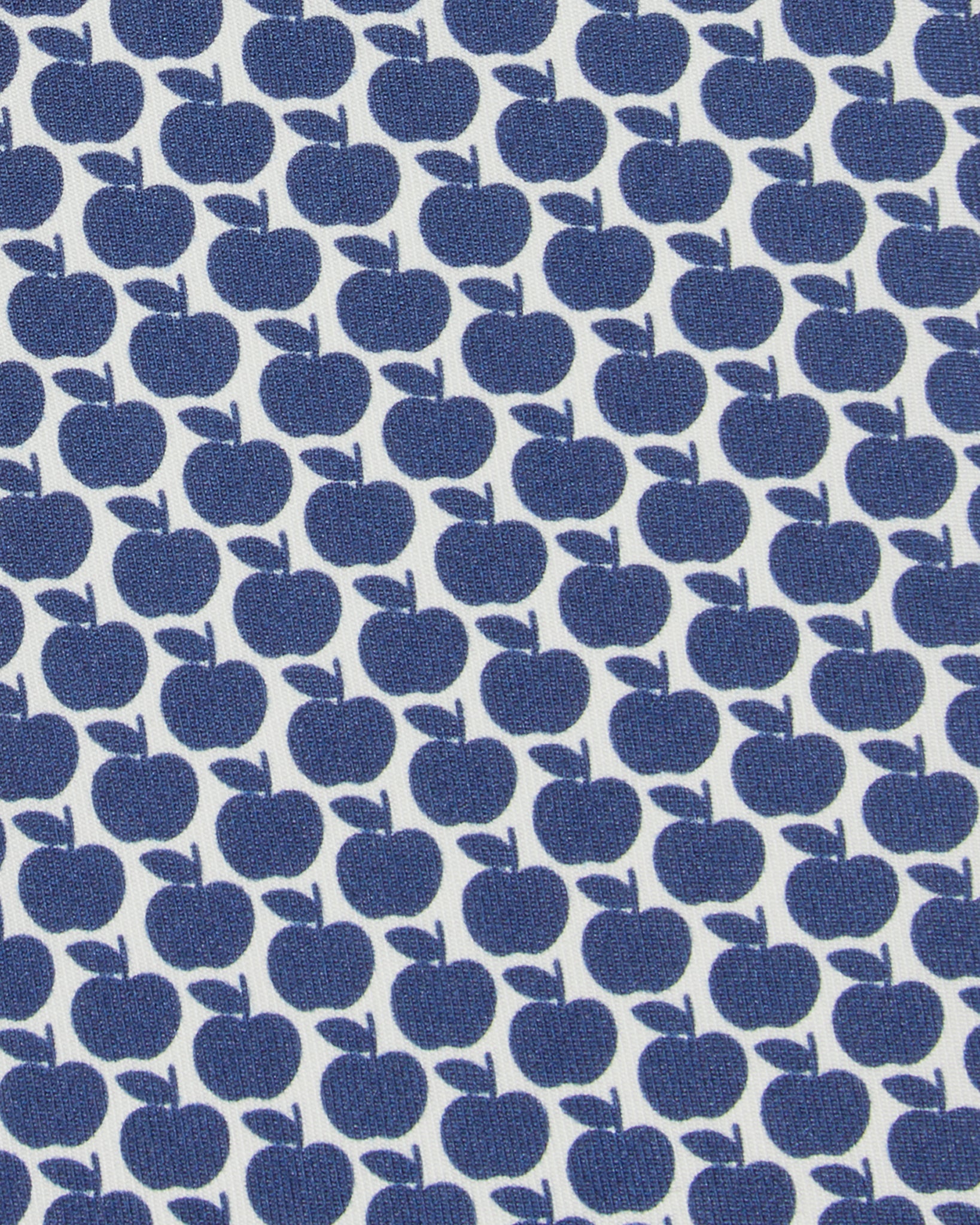 Silk Print Tie in Chalk/Blue Apple