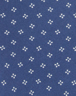 Load image into Gallery viewer, Silk Print Tie in Blue/Chalk Flower
