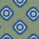 Silk Print Tie in Sage/Blue Medallion