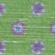 Linen/Cotton Print Pocket Square in Clover/Pale Pink Flower