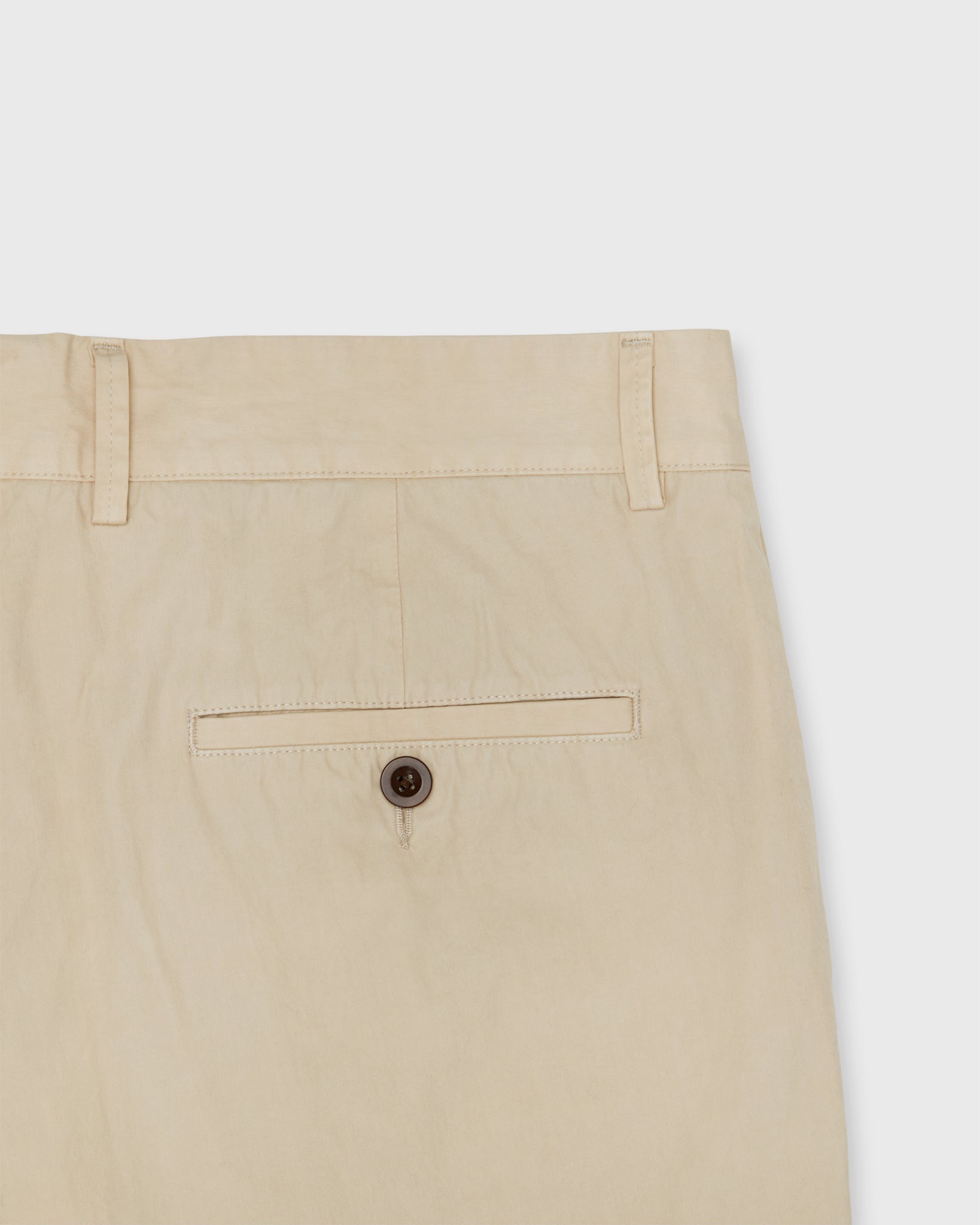 Field Zip Pant in Stone Poplin