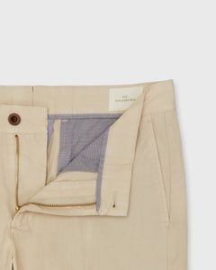 Field Zip Pant in Stone Poplin