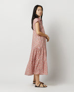 Load image into Gallery viewer, Sophia Dress in Pink/Olive Charmian Liberty Fabric
