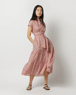Load image into Gallery viewer, Sophia Dress in Pink/Olive Charmian Liberty Fabric
