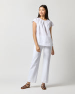 Load image into Gallery viewer, Lisette Top in White Sahara Linen
