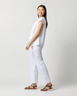 Load image into Gallery viewer, Lisette Top in White Sahara Linen
