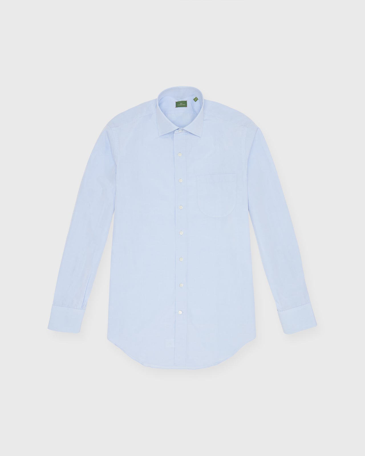 Otto Handmade Dress Shirt in Sky Sea Island Poplin Otto Handmade Dress Shirt in Sky Sea Island Poplin