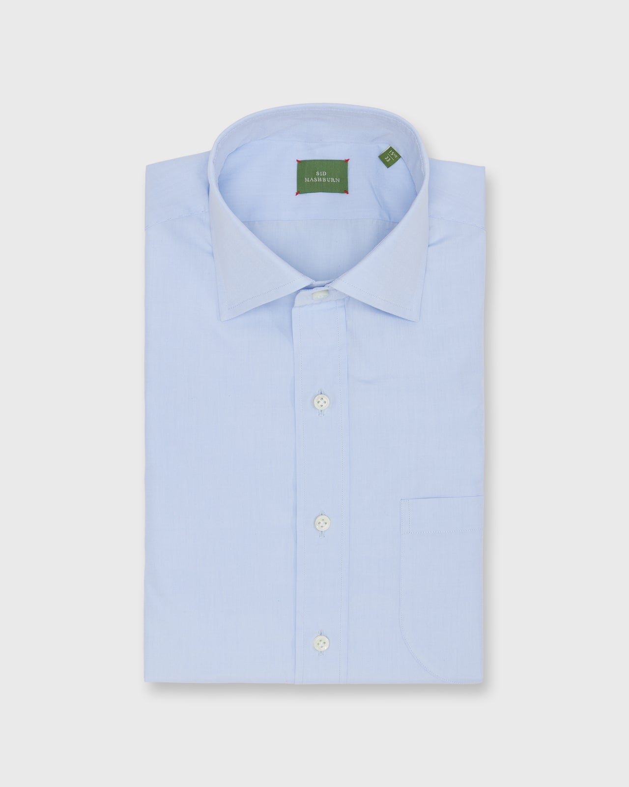 Otto Handmade Dress Shirt in Sky Sea Island Poplin Otto Handmade Dress Shirt in Sky Sea Island Poplin