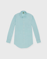 Load image into Gallery viewer, Otto Handmade Sport Shirt in Surf/Bone Gingham Chambray
