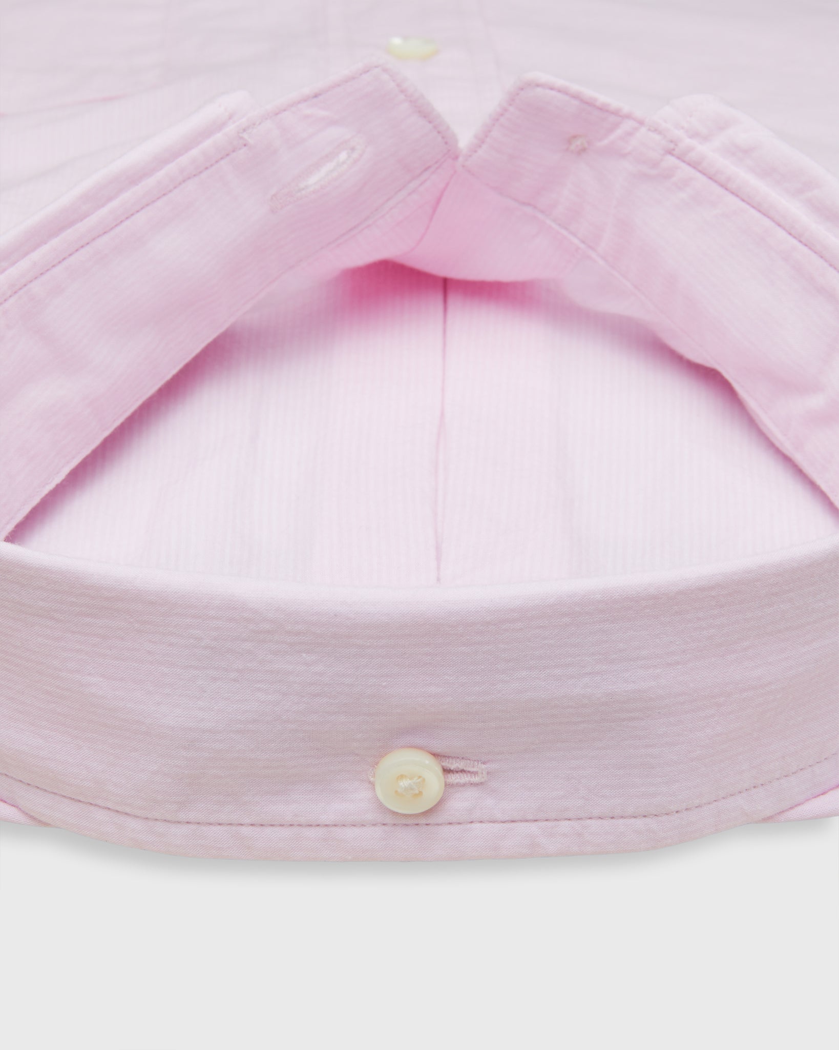 Button-Down Sport Shirt in Pink Shadow Stripe Poplin