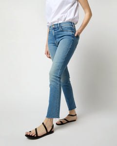 The Mid Rise Dazzler Ankle Fray Jean in Riding the Cliffside 