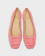 Load image into Gallery viewer, Buckle Shoe in Peony Suede
