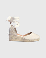 Load image into Gallery viewer, Extra Low Carina Espadrille in Ivory Canvas
