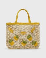 Load image into Gallery viewer, Small Lemon Tote in Natural/Yellow
