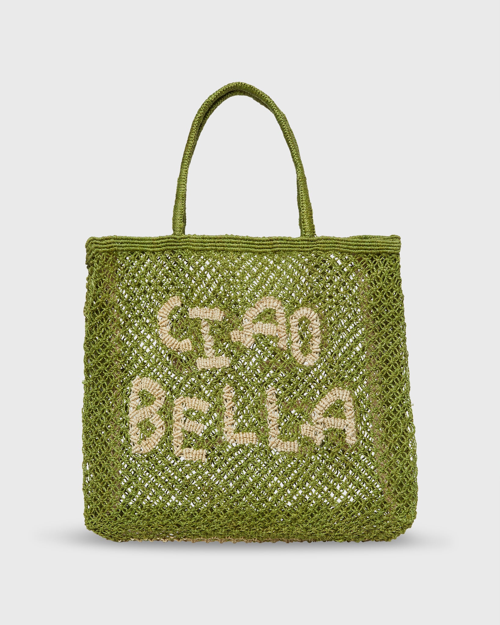 Large Ciao Bella Tote in Fern/Natural