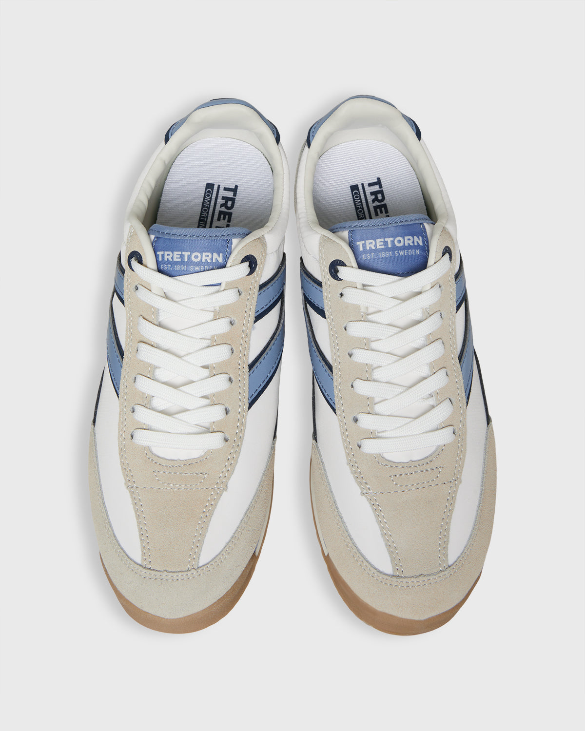 Women’s Rawlins Elite Sneaker in White/Blue | Shop Ann Mashburn