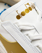 Load image into Gallery viewer, B.Elite H Italia Sport Sneaker in White/Gold
