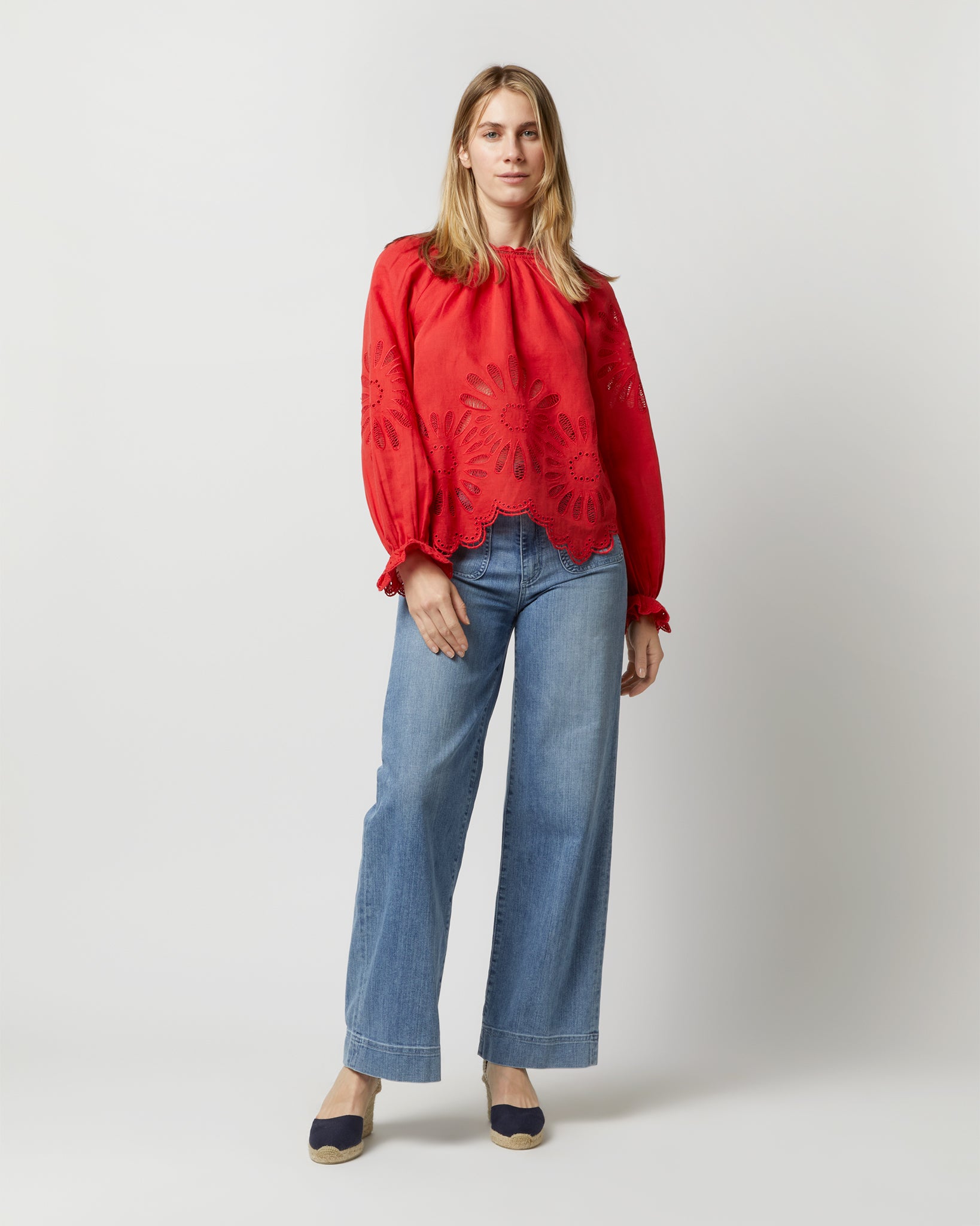 Louisa Blouse in Poppy