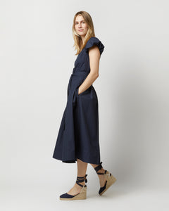 Rhea Dress in Midnight