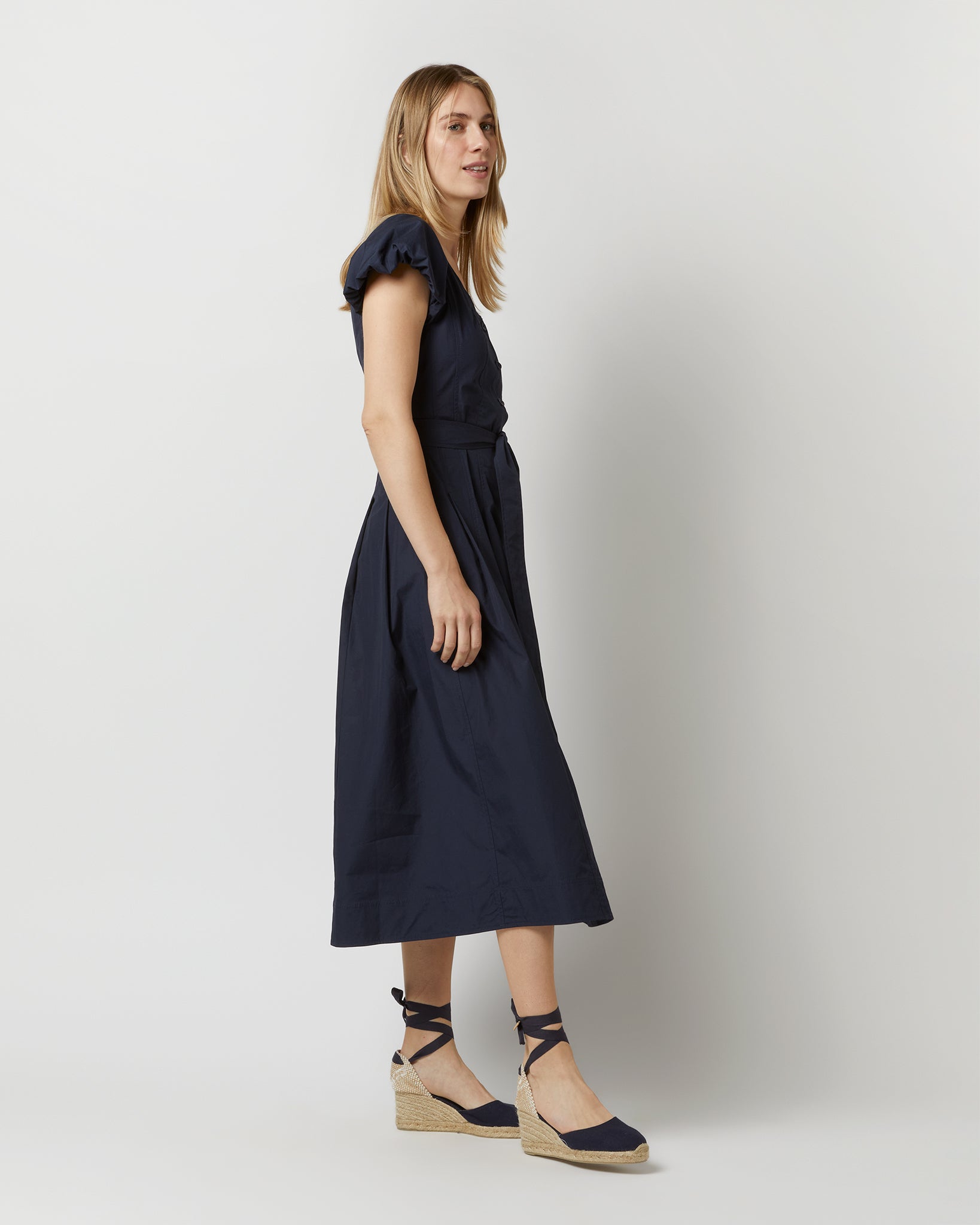 Rhea Dress in Midnight