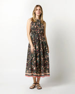 Load image into Gallery viewer, Samar Dress in Obsidian Botanica
