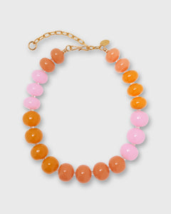 Olympia Collar Necklace in Peach