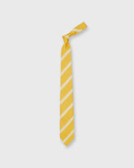 Load image into Gallery viewer, Silk Woven Tie in Butter/White Double Stripe
