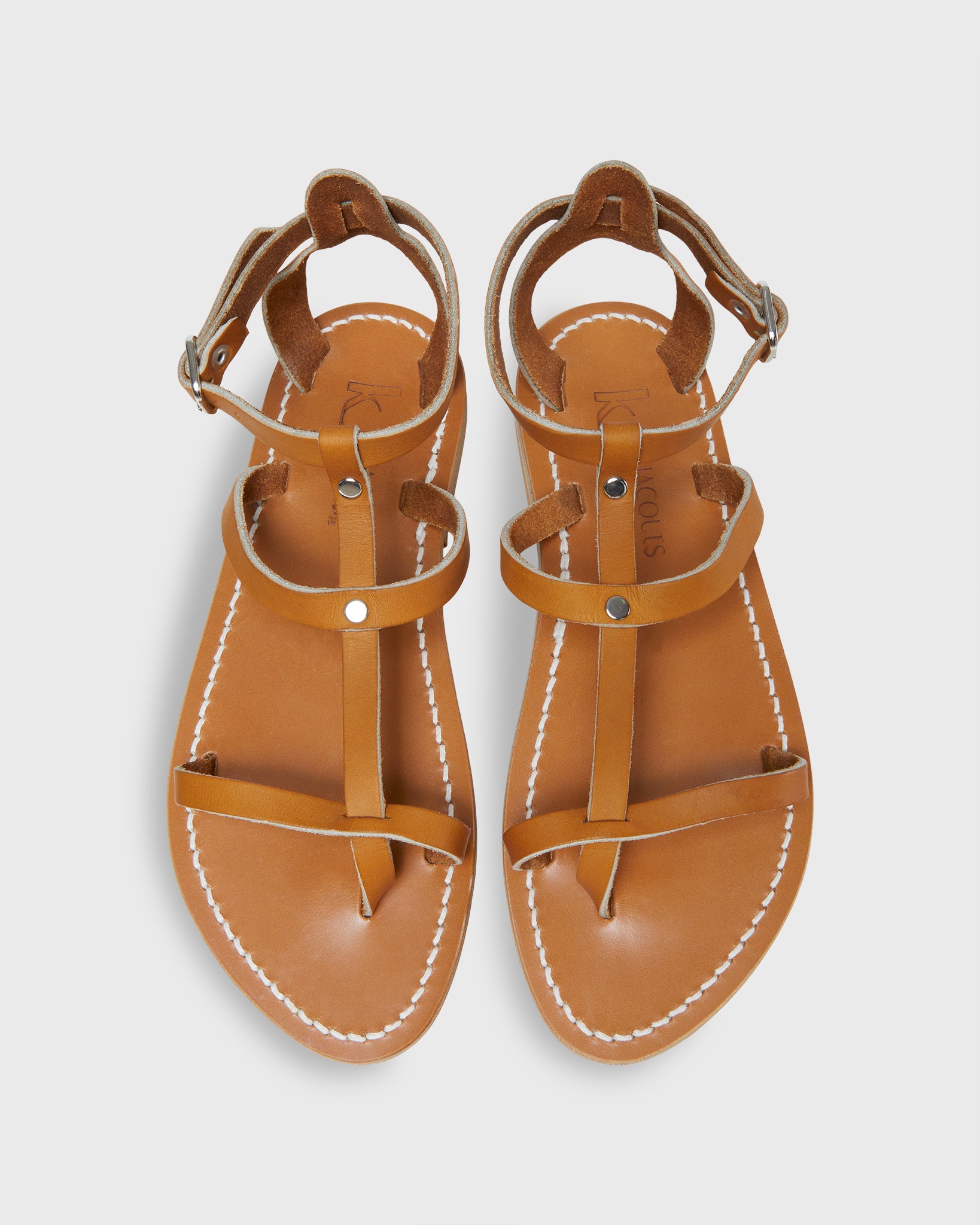 Antioche Sandal in Natural Leather