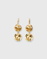 Load image into Gallery viewer, Extra Small Incandescence Hook Earrings in Citrine
