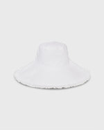 Load image into Gallery viewer, Canvas Packable Hat in Solid White

