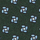 Silk Print Tie in Hunter/Sky Pinwheel