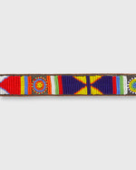 Load image into Gallery viewer, 1&quot; African Fully Beaded Belt in Lakuru Multi
