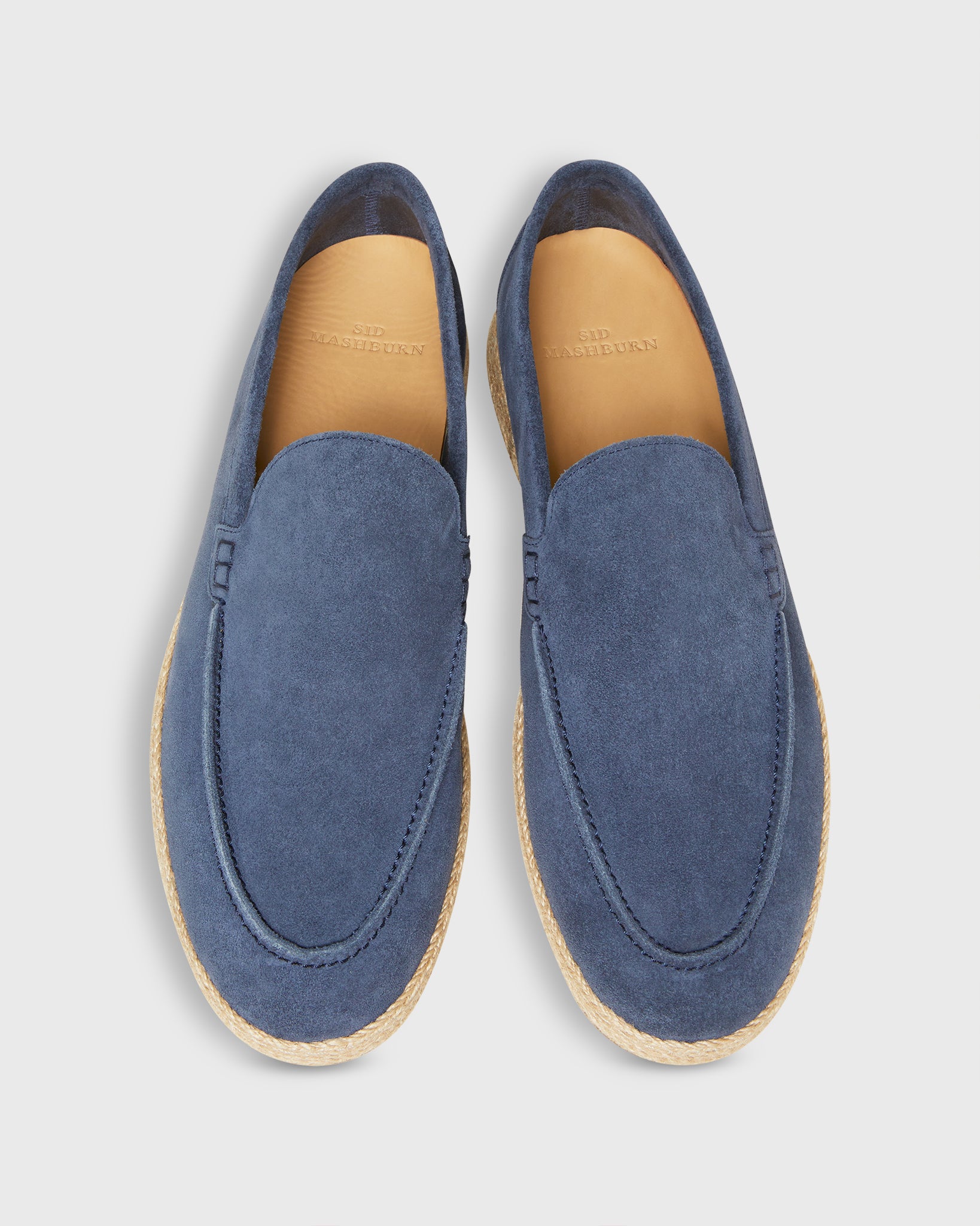 Nazare Espadrille in Pacific Blue Suede