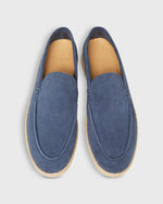 Load image into Gallery viewer, Nazare Espadrille in Pacific Blue Suede
